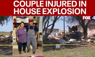 Couple hospitalized after Waxahachie home explodes