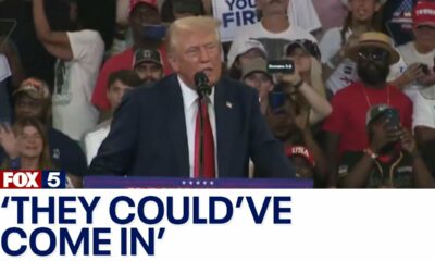 Trump says GSU turned supporters away from rally | FOX 5 News