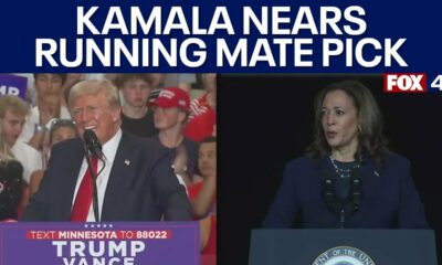 Trump campaigns in Georgia as Harris nears VP pick