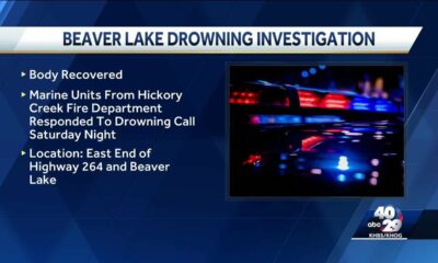 Beaver Lake Drowning Investigation