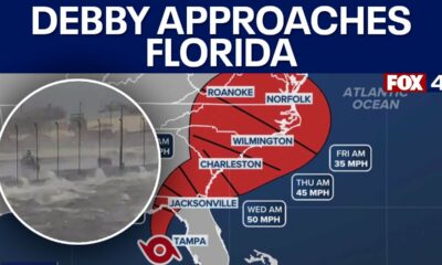 Tropical Storm Debby: Florida seeing flooding before landfall