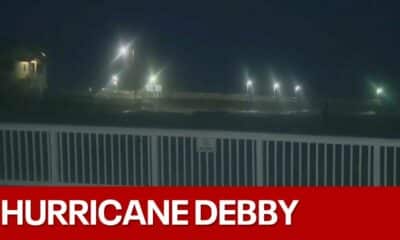 Hurricane Debby makes landfall as Cat. 1 storm