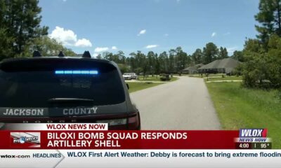 Bomb Squad removes apparent unexploded military artillery shell in Jackson County