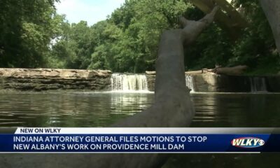 Indiana AG files motions to stop New Albany's work on Providence Mill Dam