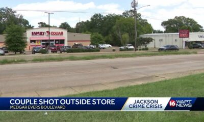 Couple shot at Family Dollar