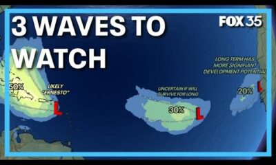 Tropics update: 3 tropical waves under watch in the Atlantic; could one become Ernesto?