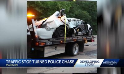 Man arrested after chase, crash in Madison