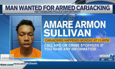 Arrest warrant issued for suspect in armed carjacking in Hattiesburg