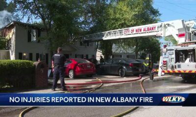 No injuries reported in New Albany fire