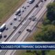 I-64 W closed for TRIMARC sign repairs