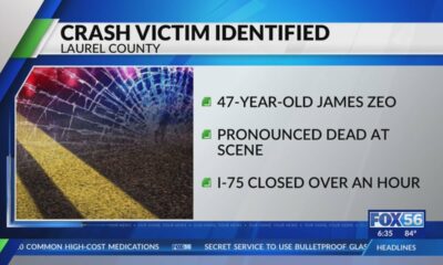 47-year-old pedestrian killed in Laurel County I-75 crash