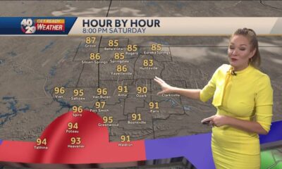 Hot Finish to the Workweek with Strong Storms Possible in Arkansas