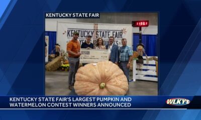 Kentucky State Fair's largest pumpkin and watermelon contest winners announced