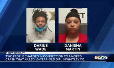 2 charged in connection to crash that killed 10-year-old Kentucky girl