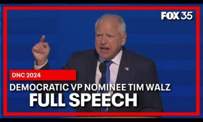 Tim Walz accepts Democratic nomination for vice president in DNC speech