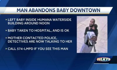 LMPD in contact with mother after baby left outside Humana building