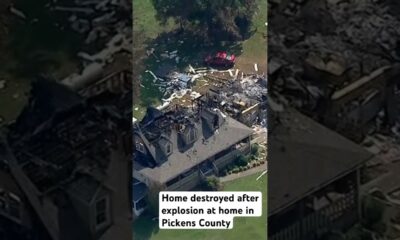 Home destroyed after explosion at Pickens County home #11alivenews #atlanta