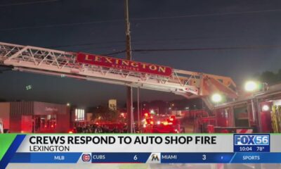 Lexington business catches fire