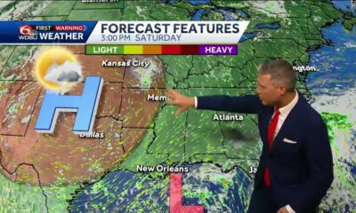 Tracking weekend rain, temperatures, and a look at the tropics