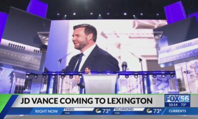 Vice President candidate JD Vance to appear in Lexington