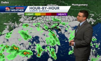 Better rain chances Sunday