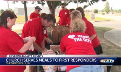 Church serves meals to first responders in Bullitt County