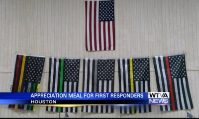 “Blessed be the peacemakers.” Church treats first responders to lunch