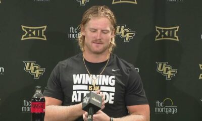 UCF LB Ethan Barr prepared for Week 1 against New Hampshire