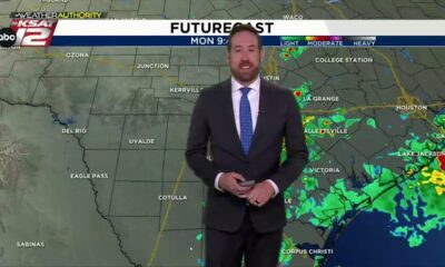 Rain chances today, with some hit-or-miss activity