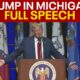 Trump in Michigan: FULL SPEECH