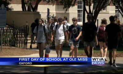 Ole Miss students return to classes by the thousands