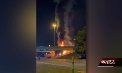 Truck driver killed in fiery crash