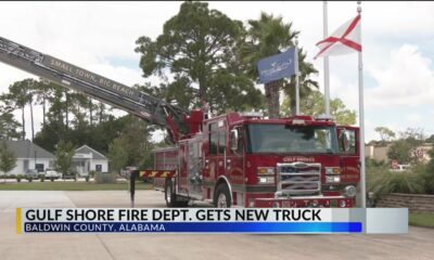 Gulf Shores Fire Rescue receives new ladder truck for West and East beach