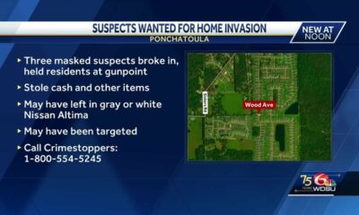 3 masked suspects wanted in Ponchatoula home invasion