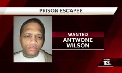 Alabama inmate escapes from Bessemer prison