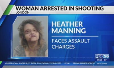 Woman arrested after London shooting