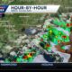 Isolated thunderstorms throughout your Wednesday