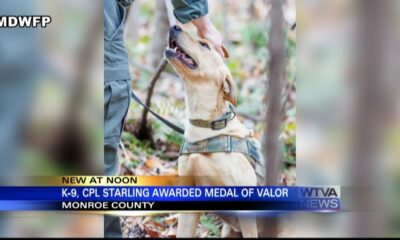 Conservation officer, K9 honored after helping locate three missing Monroe County kids