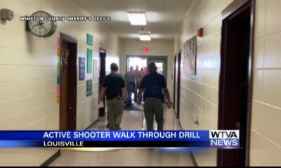 Law enforcement undergo active shooter drill in Winston County