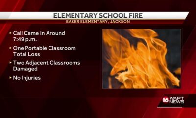 Fire breaks out at abandoned Jackson elementary school