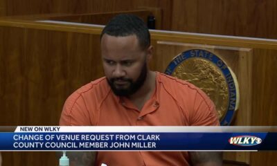 Change of venue request from Clark County Council member John Miller