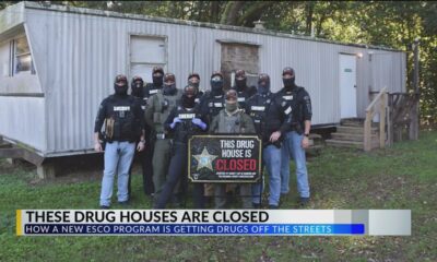 Escambia County Sheriff’s Office busts the 36th drug house in 2024, man arrested on 4 charges of dru