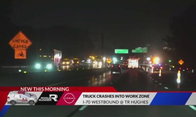 Tractor-trailer crashes into work zone in O'Fallon