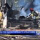 Fire quickly spread to structures in Union County