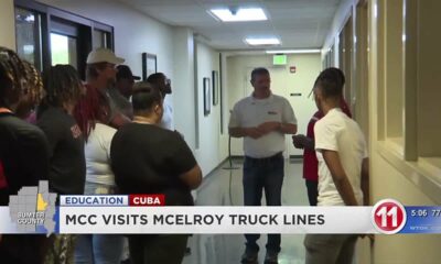 MCC commercial driving students visit McElroy Truck Lines