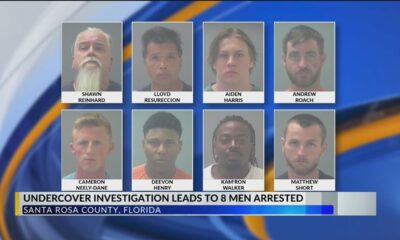 Northwest Florida undercover operation leads to arrests of 8 men trying to meet 14-year-old girl