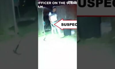 Video shows the moments before a cop fatally shot a man threatening his girlfriend with a knife.