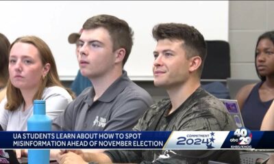 University of Arkansas students train to spot online election misinformation