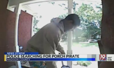 Madison County Sheriff's Office Searching for Porch Pirate | August 29, 2024 | News 19 at 4 p.m.