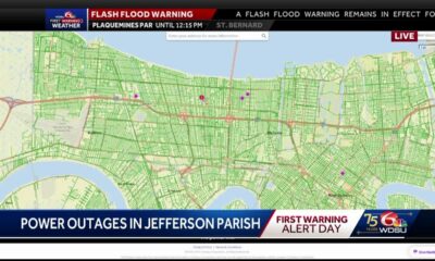 Power outages in Jefferson Parish